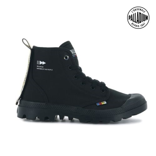 Palladium Pampa Dare Exchange Laarzen Heren Zwart | NL 82OLVZM